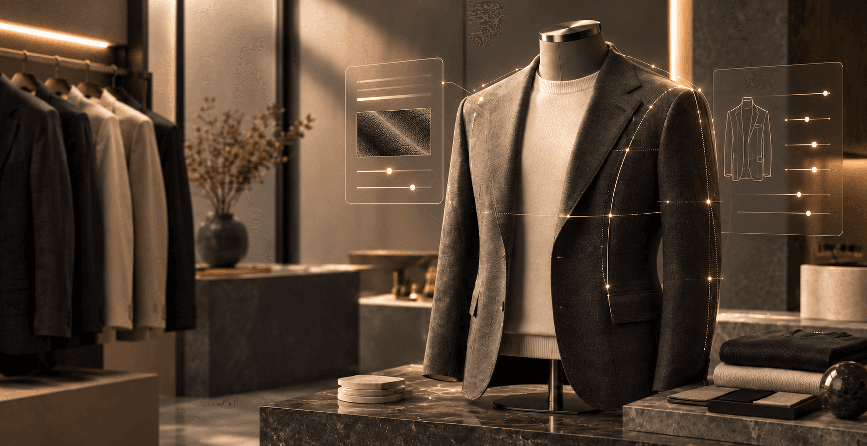 Chanamill personalized menswear with AI-powered fit and tailoring visualization